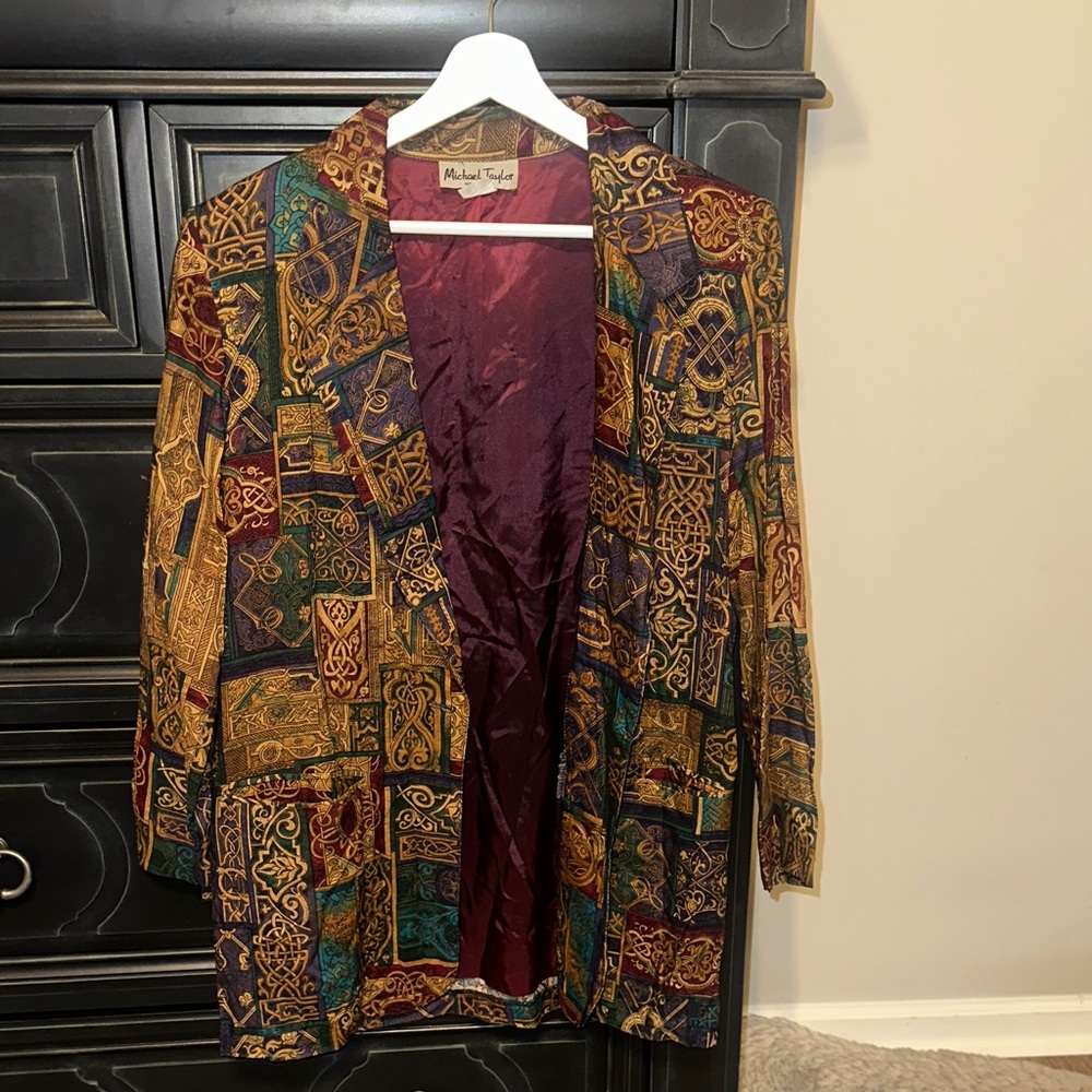 Michael Tyler Women's Multicolor Blazer